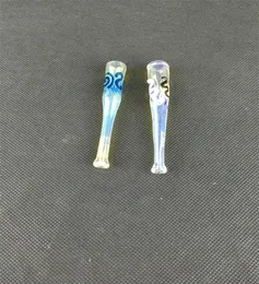 Gold Fumed OneHitter Pipe ColorChanging Feature Dia 11mm Cirka 3quot Långt fint Made2581293
