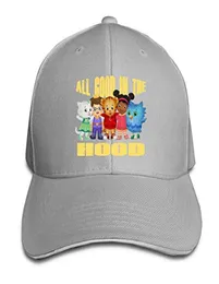 Disart Daniel Tiger039s sąsiedztwo UNISEX Regulowane czapki baseballowe Sports Outdoors Summer Hat 8 Colours Hip Hop dopasowany czapka FA1623181