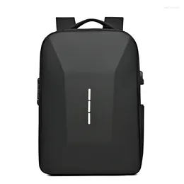 Backpack anti-roubo senha bloqueio 15.6 "Bag de laptop PC Caso Hard Business Leisure Fashion School Lightweight