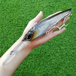 Noeby 1pc 18cm 90g flutuando 5-6,5m Minnow Lure Hard Fishing Deep Mare Trolling Fishing Bait Big Crankbait Wobbler 240428