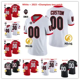 2023 campeões de futebol universitário campeão campeão C.J. Madden Aliou bah Chaz Chambliss Jacob Hood Quay Walker d'Wan Mathis Daijun Edwards Custom Stitched Futebol Jerseys