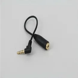 OMTP and CTIA Compatible Computer Audio Connector Adapter Cable for Mobile Phone Earphones and Earphones 90 °