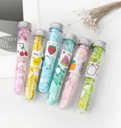 Petali di sapone portatili Soaps Piece Tube Fiore per viaggi Scempato a colore casuale Accessori deodoranti essenziali 10pcs1642456