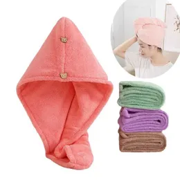Asciugamani che acquistano prodotti come asciugamani in fibra ultra-finita per capelli abbottonate Accessori per bagno per donna Accessori per il bagno Quick Baglie Household Testilesl2404