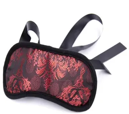 1PCS الكثير من المنتجات الجنسانية Red Palace Pattern Eye Mask Mask Mask Mask Toys مع قناع العين SM Toys8559332