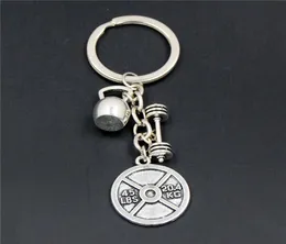 10pcbarbell Keychain Gym Keep Fitness Sport Kettle Bell and Strong Is Beautiful Charm Body Body Body Body Body Body Body Body key ring for women 6159332