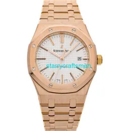 Роскошные часы APS Factory Audemar Pigue Royal Oak Auto Rose Gold Bracelet Men Watch 15400OR.OO.1220OR.02 STG5