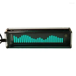 Röststyrd musikspektrum indikator Ljus elektronisk digital klocka med tråd lättanvänd
