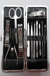 INTEIRO 2016 12PCSLOT Manicure Conjunto de unhas Pedicure Scissor Tweezer Knife Pick Utility Nails Kit de Clipper S8902742
