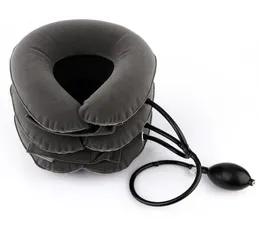 Uppblåsbar luft Cervical Neck Traction Neck Massage Axel Muskel Relax Cervical Pillow Massager BRACE Hälsovårdsartiklar3017614