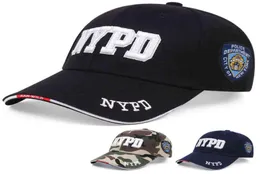 Вышивка NYPD Men Army Army Tactical Snapback Swat Baseball Hat Bone Trucker Gorras Регулируемые унисекс повседневные шапки2096825