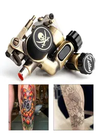 1st Rotary Tattoo Machine med RCA -gränssnitt Aluminiumlegeringsmotor för skuggare och foder kroppskonst sminkverktyg5178530