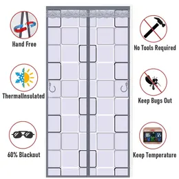 Klimatyzacja kurtyna Anticold Osmowanie cieplne Antimosquito Magical Room Kitchen Selfabsorbing 240424