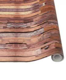 Bakgrundsbilder Skala och stick tapeter Plank Papper Kontaktåtervunnet trä Självhäftande avtagbart för badrumsväggdekor3212309