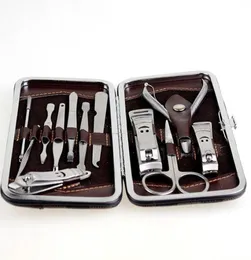 12PCSSET Professional Metal Manicure Tools Nails Manicure Set Kit Kits de arte de unhas de aço carbono Kit8943373