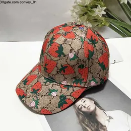 Designer Bucket Mens Hat for Men Women Brand letter Ball Caps 4 Seasons Sports de luxo ajustáveis Red Strawberry Brown Baseball Cap boné Chapéus solares de sol