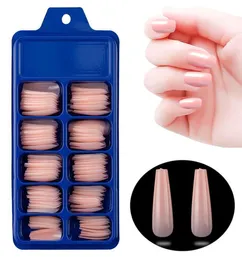 10 colori 100pcs Copertura completa Matte False Unghia Milding Nails False Extension Nail Art False Nails8340107