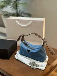 deri kargo omuz crossbody çanta moda nvbao tote çanta üst kaliteli mavi kot hobo koltuk altı öğle yemeği kutusu çantası