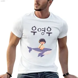 Herr t-shirts nya extraordinära advokat woo Young woo mörka morcaworks t-shirt herr anime kläder platt t-shirt mensl2405