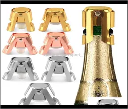 Rostfritt stål flaskstoppare Sile Champagne Stoppers Creative Style Mouth Lätt att använda X3QHB Bar Tools Etmek2769617