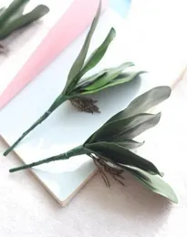 Phalaenopsis 잎 인공 식물 잎 장식 꽃 보조 재료 꽃 장식 난초 잎 gb1505874791
