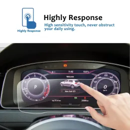 Protectors Ruiya Car Screen Protector för golf 7 7,5 12,3 tum 2018 Digital Cockpit LCD Dashboard Display Skärm Auto Interiörstillbehör