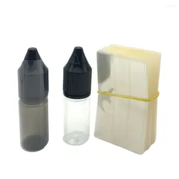 Speicherflaschen 200pcs Clear PVC Wärmeschrink -Wrap -Film für 10 ml Kunststoff