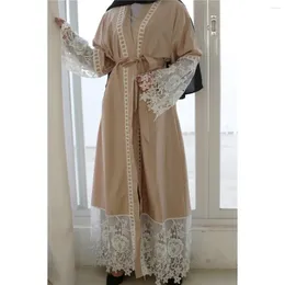 エスニック衣類femme musulman dubai abaya cardigan for cusage embroider robe kaftan muslim dress caftan islam