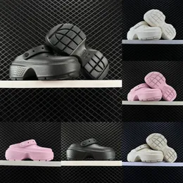 women slides designer sandals Classic Crush Clogs Bae Platform Sandal black Pink white Cantaloupe womens slide slipper casual Thick soled slippers