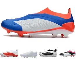 Elite Laceless Football Boots Solar Energy Generation Predstrike FG Soccer Shoes Special Edition 30th Anniversary Yakuda Dhgate Athletic Shoes 2024