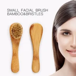 Handle Bamboo Cleansing Brush Remove Blackheads Deep Cleansing Brush Face Brush