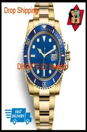 Orologi da uomo di lusso Top Luxury Orologi in acciaio inossidabile meccanico Automatico orologio con sport a corona Blu Self -Find 116610 Wrist Owatch1698765