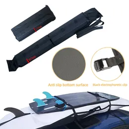 Universal Car Roof Buggage Soft Rack Pads для каяка/SUP/Paddleboard/Canoe/Snowboard/Windsurfing Car Surfboard Accessysy 240428
