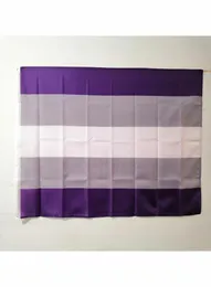 Флаг Greysexual Pride 3x5 футов ЛГБТ -гей -баннер 90x150см фестиваль Спортивный подарок 100D Полиэстерные крытые флаги на открытом воздухе и B4594605