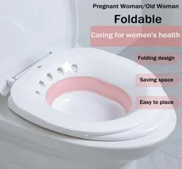 Folding Toilet Sitz Bath Tub Soaking Basin for Pregnant Women Hemorrhoid Patient Toilet Maternity Hemorrhoid6664753