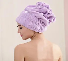 1PC Miękkie włosy Suszone włosy Włosy Szybkie suszenie Wrap Cap Cute High Absorbing Water Cath Hat Ręcznik