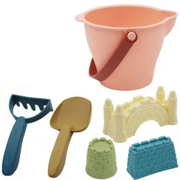 AM86 Sand Play Water Fun Beach Sensory Bucket Toy for Kids Shovel Water and Sand Playing Toys Parent-Children Interactive Beach Water Play Toys for Kids d240429