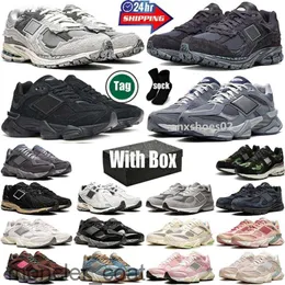 Mit Box New Balanace Laufschuhe für Herren Damen Regenwolke Quarz graues dreifach schwarzes Phantom Dezember Dezember Sky Trainer Sneakers Qualität Qualität