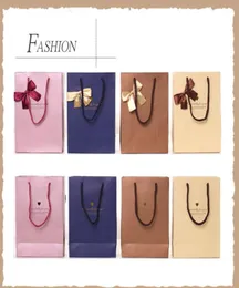 13157см благородный цвет Bowknot Paper Gift Bag Gift Gift Favors Праздничный пакет для подарков.