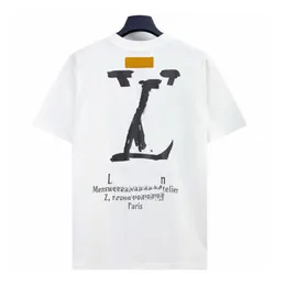 Дизайнерские футболки мужские роскошные рубашки женская круглая шея рукавицы повседневные дизайнеры печатные пополы хип-хоп лето