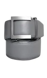 Men Designer Luxury Automatic Buckle Belt Holeless Trendy Sliding Ratchet Belts Male Waist Black Gray Belt 30cm Width Q06301535289