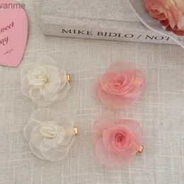 Acessórios para cabelos mini clipe de cabelo adequado para acessórios para meninas PINS FLORES COREANAS CARCAROS DE SILK