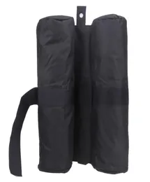 Tenda da campeggio esterno portatile fisso sacchetti di sabbia per le gambe borse per fissaggio per la tenda a baldacchino pop -up sacca di sabbia pratica nera6185566