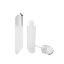 Storage Bottles Empty 6ml Multi-angled Lip Gloss Tube With Hypotenuse Frosted Clear Liquid Foundation Cosmetic Bottle 36pcs