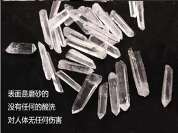 Промежуточная сумка целых 100 г масштабных малых точек прозрачные Quartz Crystal Mineral Healing Reiki Good Lucky Energy Mineral Wand SP3TL 2321165