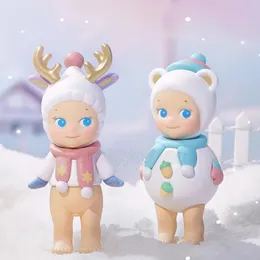 Sunny Angel Winter Wonderland Collection Kawaii Blind Box Model Сюрприз таинственная коробка Hipper Toy Cartoon Christmas Gift 240424