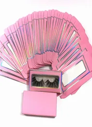 Caixas de embalagem de pálpebras de papel integral caixas de cílios de olho de olho de embalagem logotipo personalizado FAUX MINK Lashes Strip Case vazia fornecedores em massa Customiz4456508