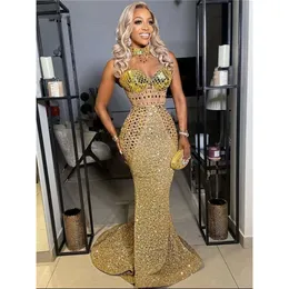 Blowly Sexy Mermaid African Prom Dress 2023 For Black Girl