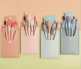 8 PCS Mini Makeup Brushes Set Travel Portable Soft Singles Private Label Logo Make Up Brush Set7702821