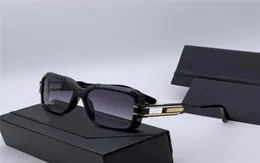 Ny modedesign Solglasögon 623 3 Square Full Frame Horisontella ögonbryn Snake Design Klassiska solglasögon UV400 Skyddslins1208212